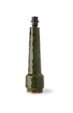 HKliving Retro Stoneware Lamp Base Green