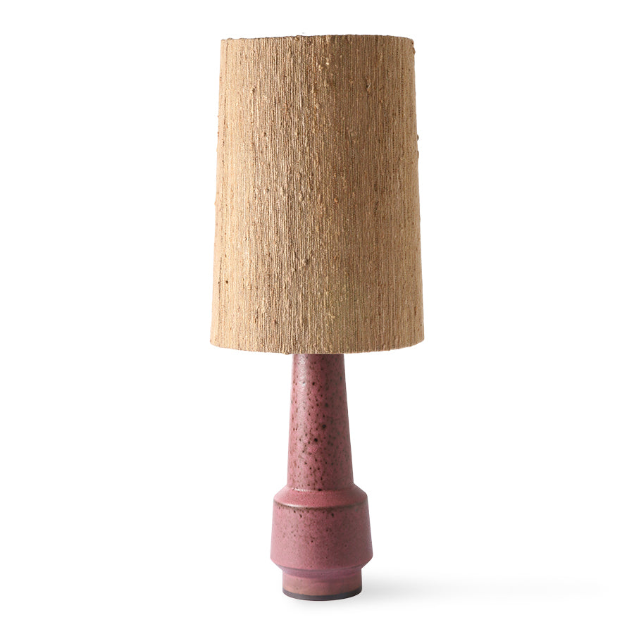 HKliving Retro Stoneware Lamp Base Purple